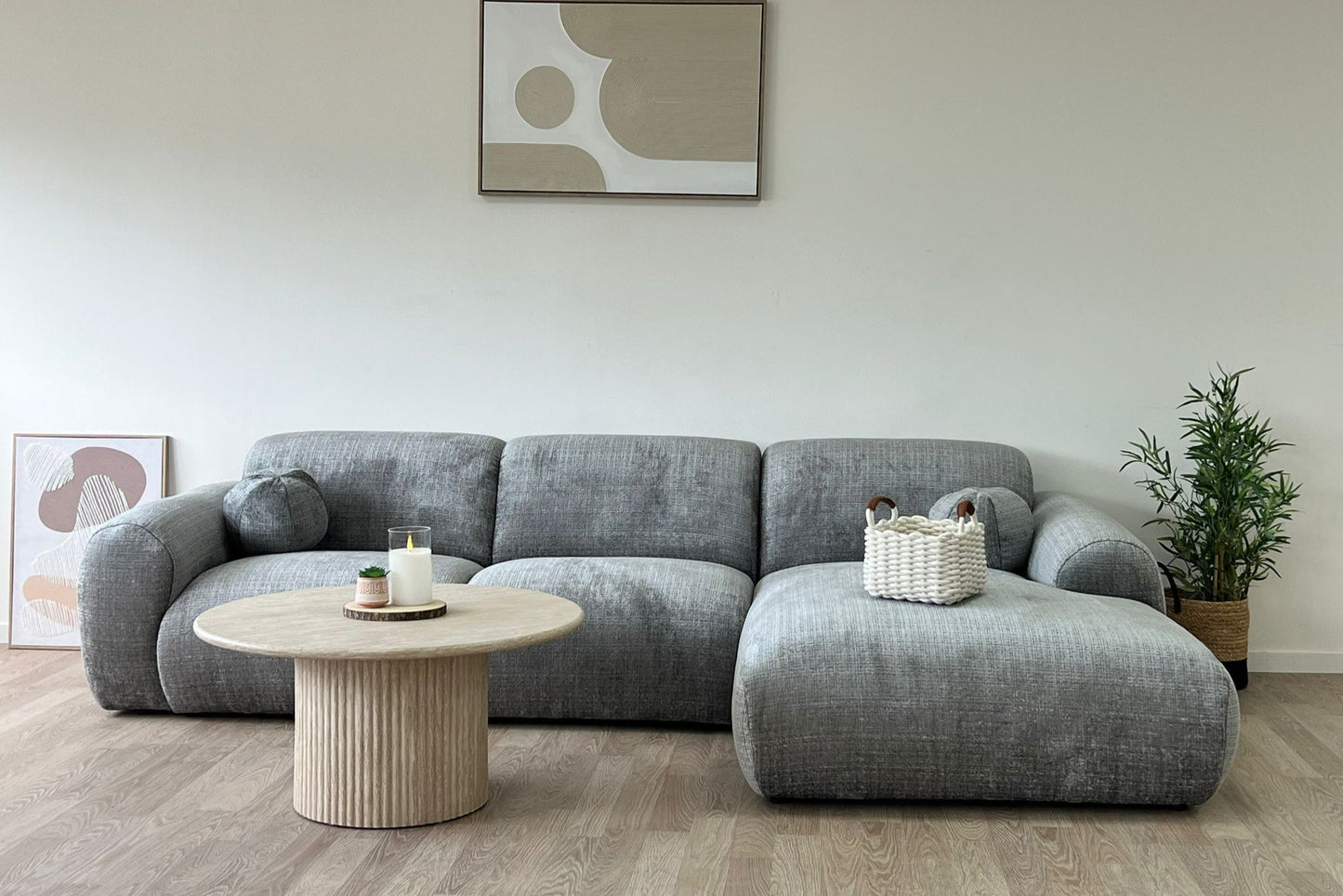 Canapé CLOUD Tissu Marbella Gris